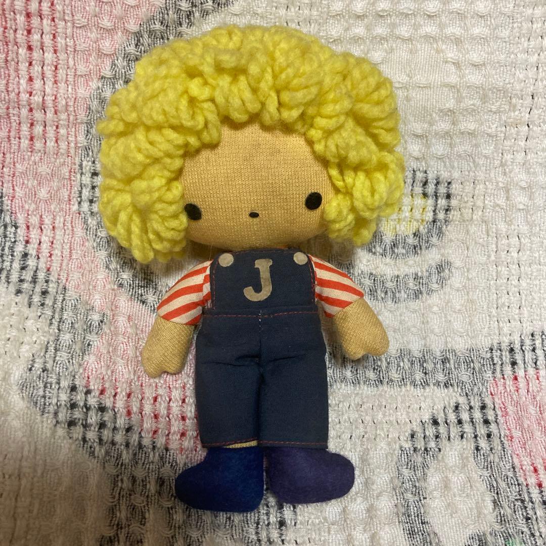 サンリオ　昭和レトロ　ヴィンテージ パティ＆ジミー　ぬいぐるみ　初期　中古品