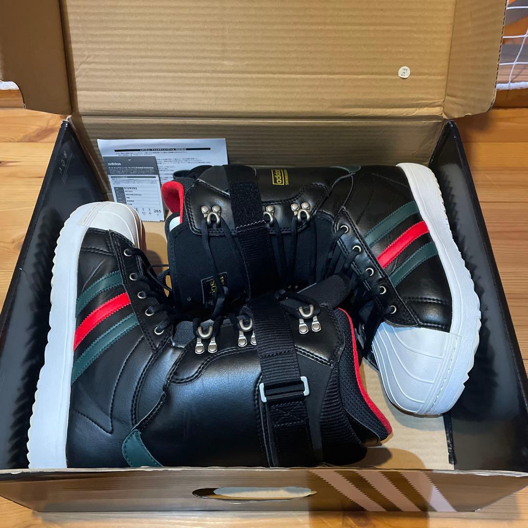 アディダス ADIDAS SST ADV BOOTS SST ブラック 26.5