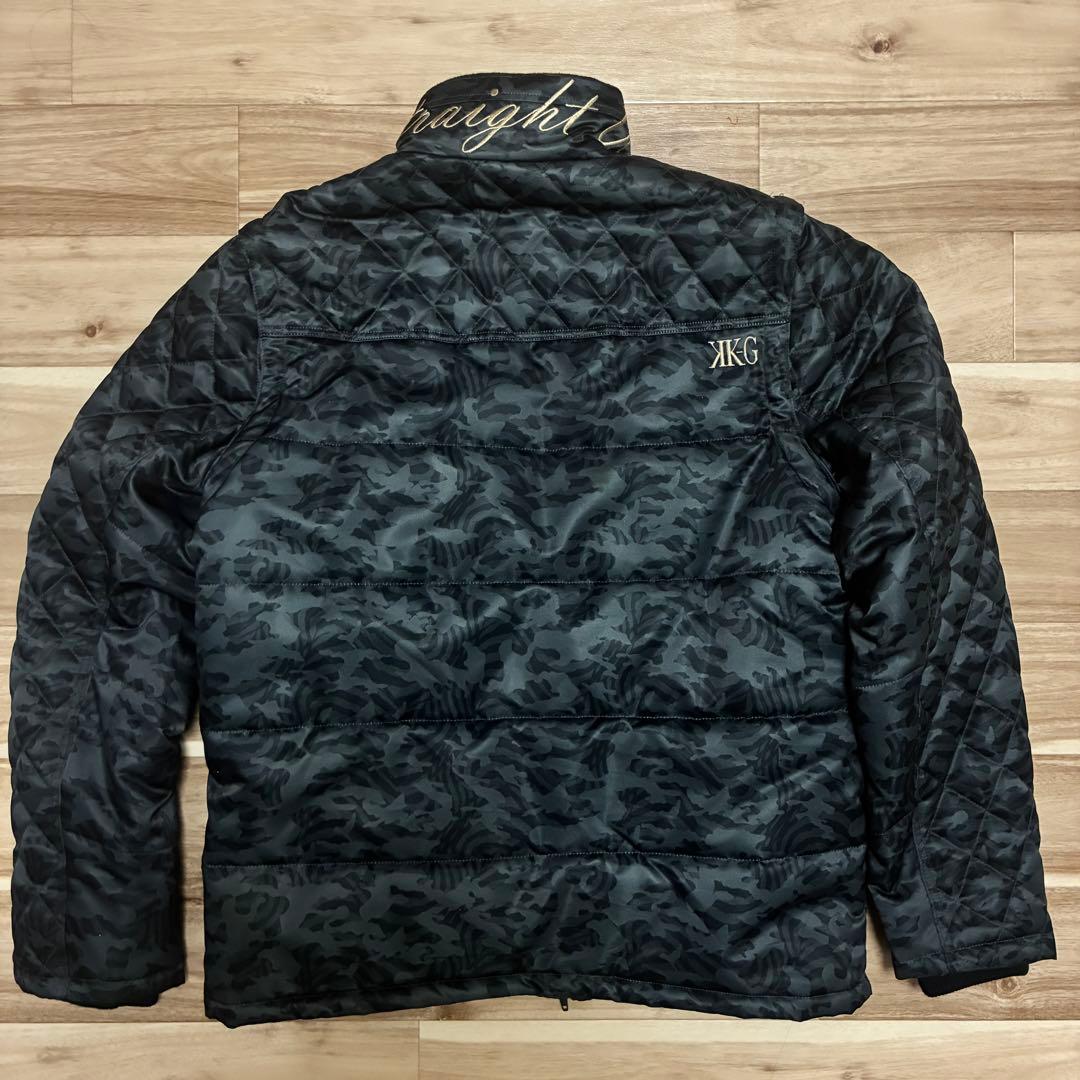 【ゴルファー必見】カールカナイ　中綿ジャケット ベスト2way XL 迷彩