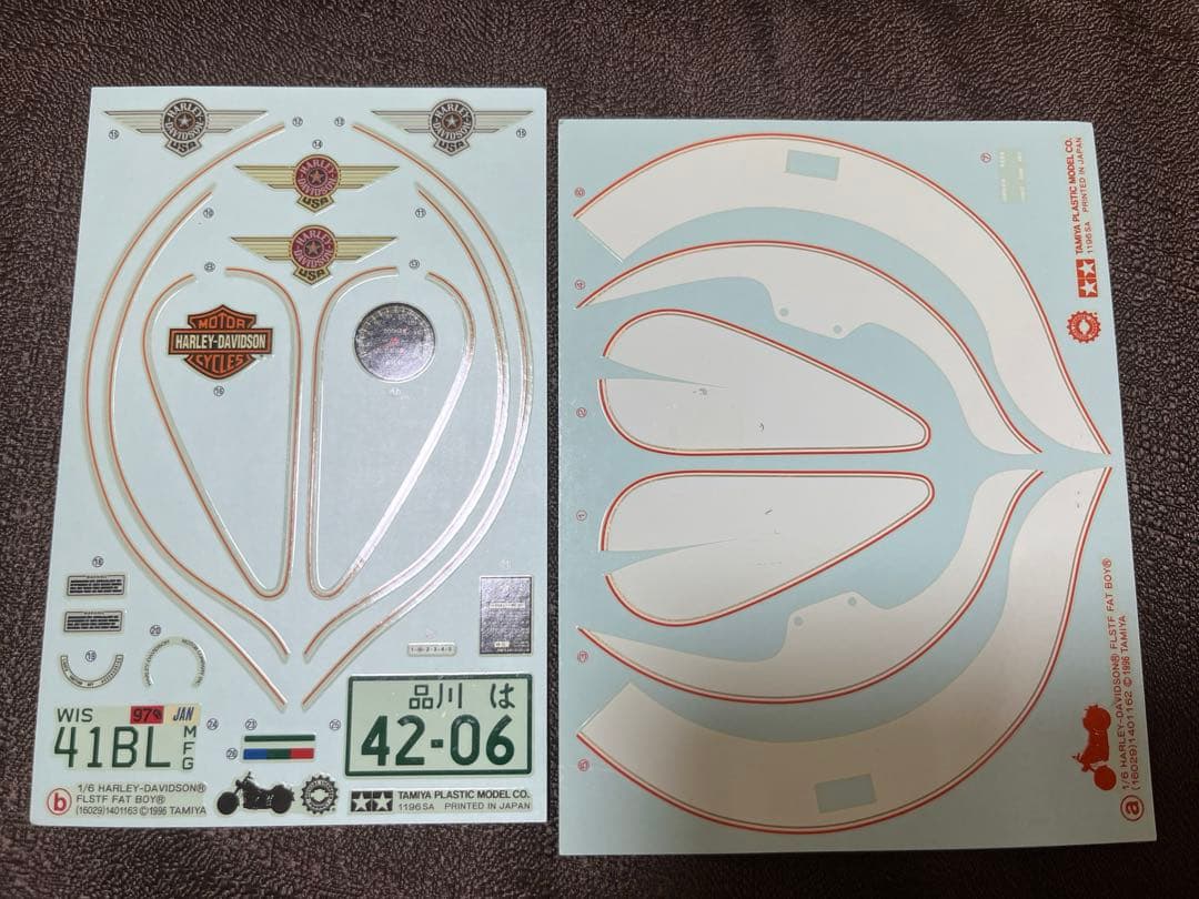 絶版 タミヤ プラモデル ハーレーダビッドソン ファットボーイ 激レア