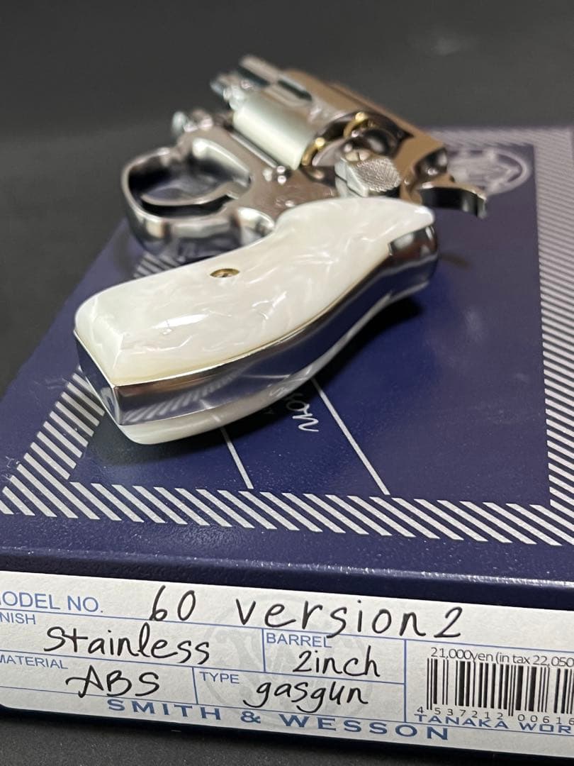 タナカS&W M60(36) チーフスペシャル ステンレス Ver.2 ガスガン