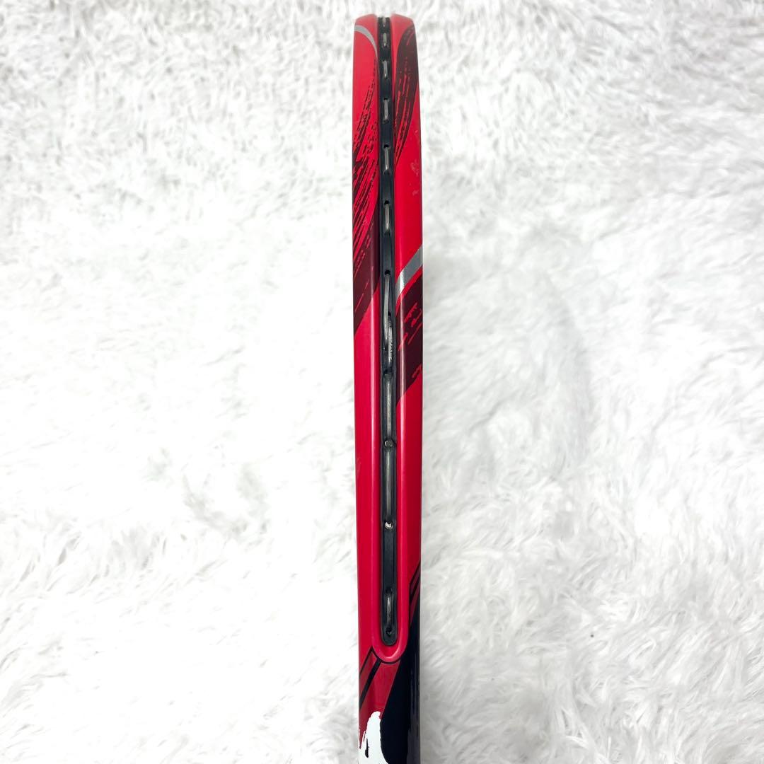 【美品】ヨネックス ナノフォース8v REV カスタムフィット ソフトテニス 赤