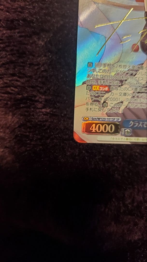 ヴァイスシュヴァルツ クラスで2番目に可愛い女の子 海 SP サイン