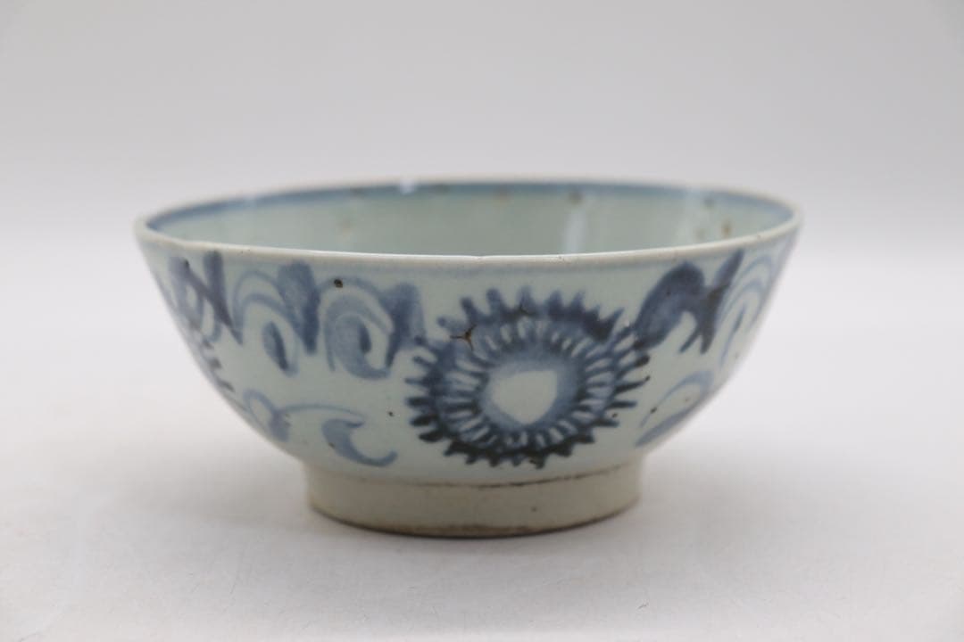 中国　明時代　染付お碗2点　アンティーク　送料込み250827-2