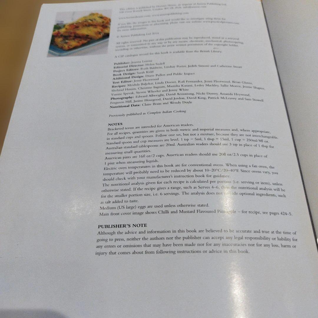 Best Ever Indian Cookbook　2014年 511P SC