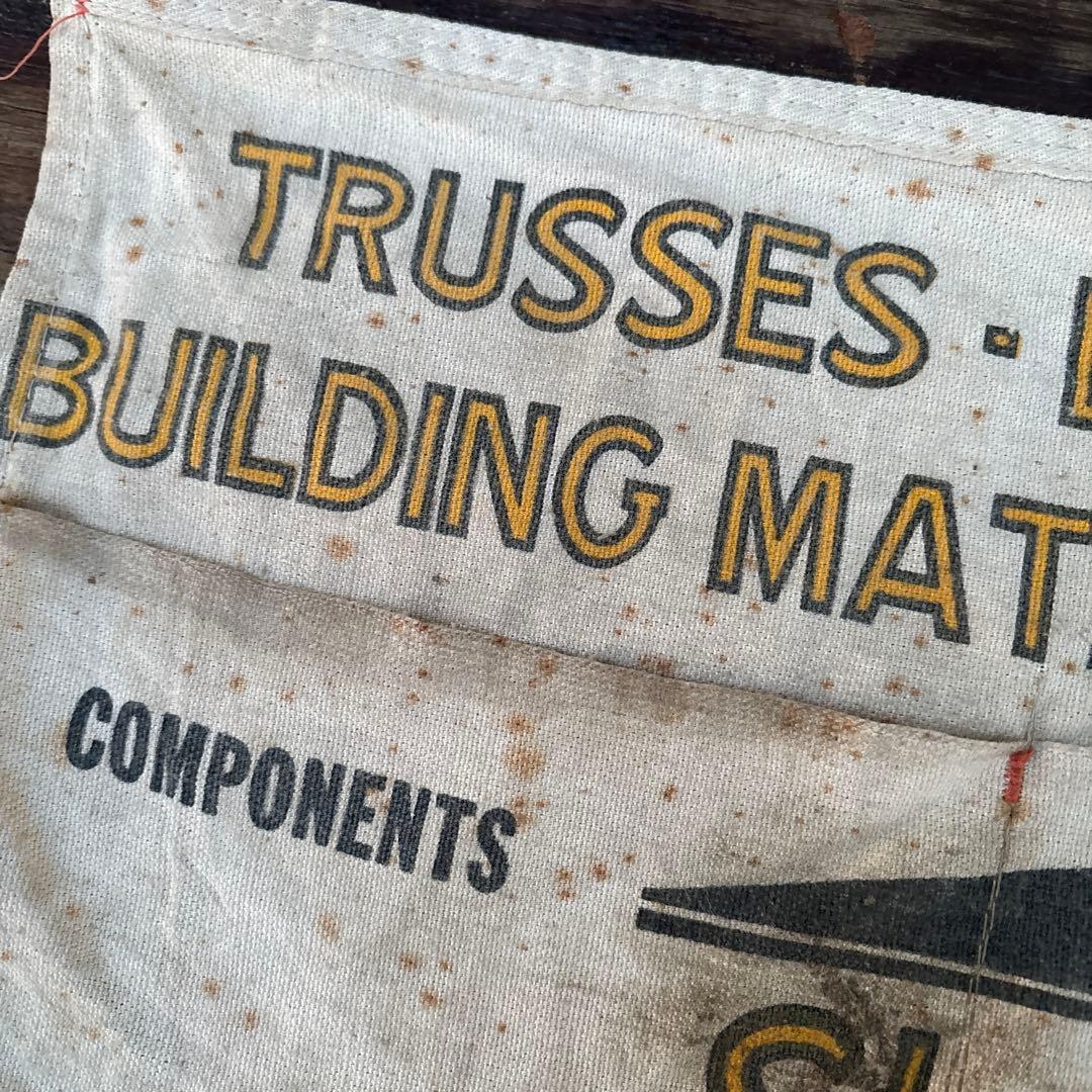 アメリカ ヴィンテージ ワークエプロン Stauffer 当時物