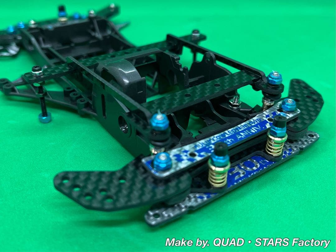 【ミニ四駆・FM-A用】2軸ATピボットバンパー＋フロント提灯【30周年】