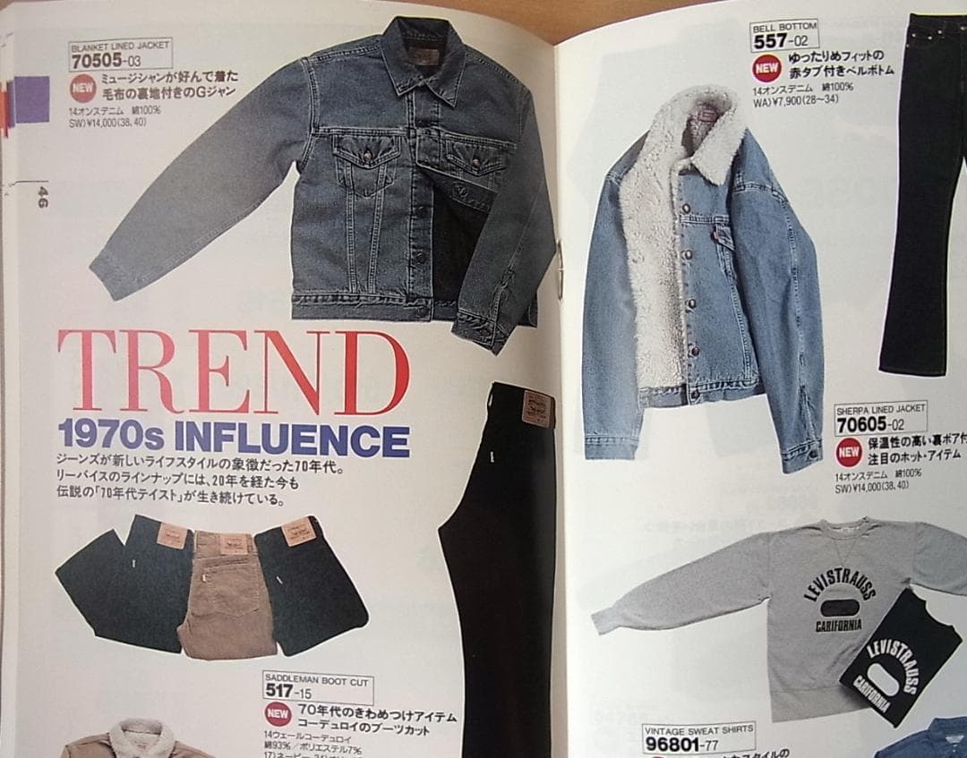 【パンフレット】Levi's 「BOOK PRODUCT CATALOG 18」