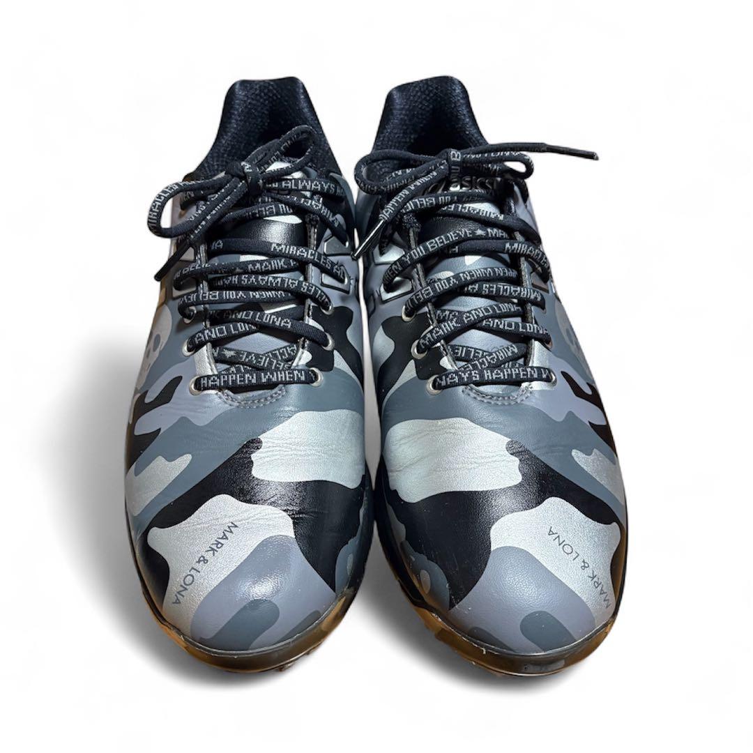 MARK & LONA カモフラージュ ゴルフシューズ　アシックスコラボ27cm