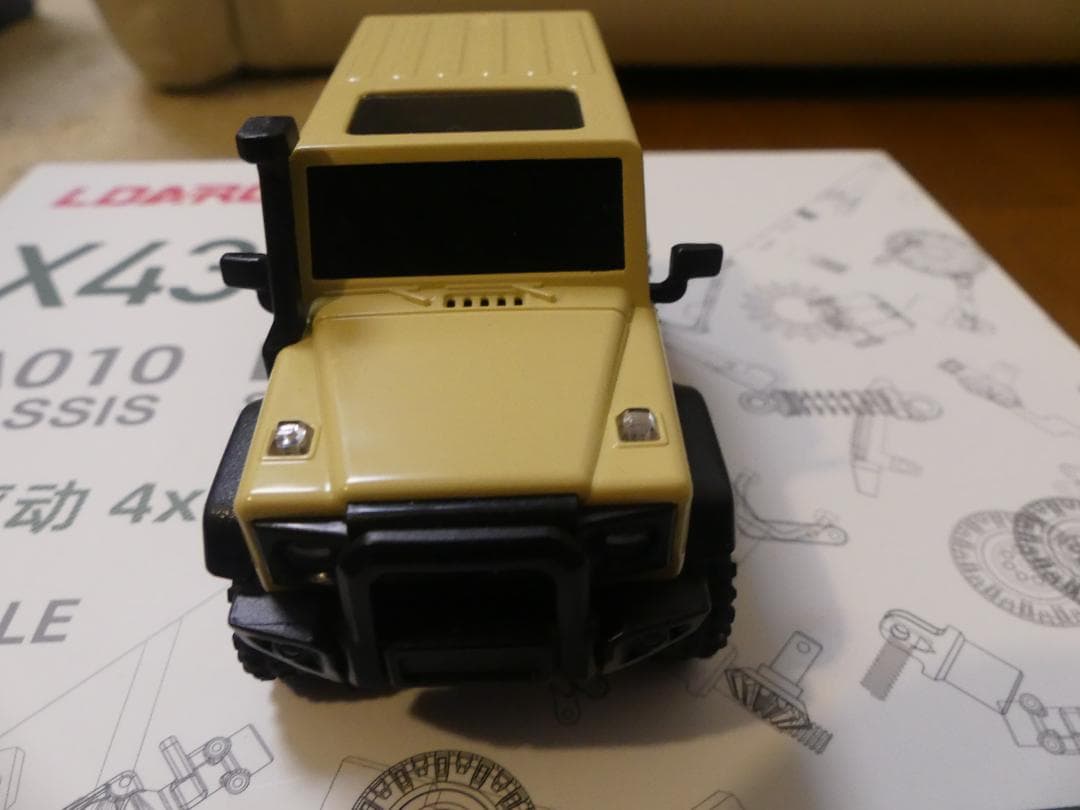 LDARC X43 RTR ミニクローラー　デザートイエロー