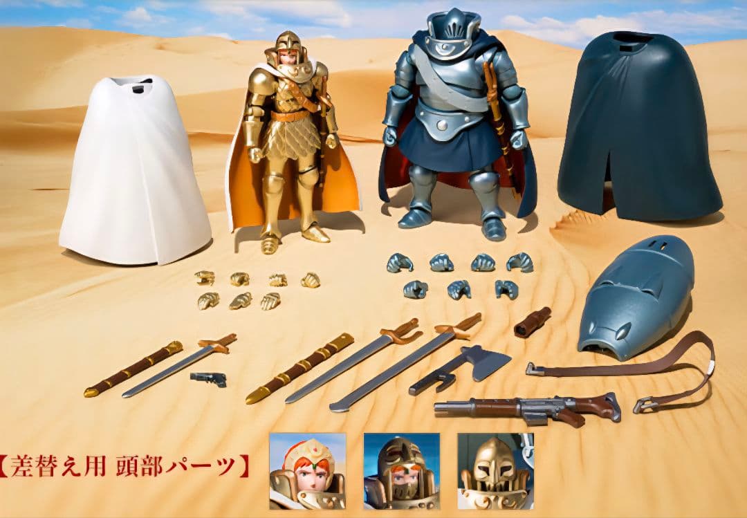 想造ガレリア メーヴェ&ナウシカ23、トリウマ&ユパ、クシャナ&装甲、ガンシップ