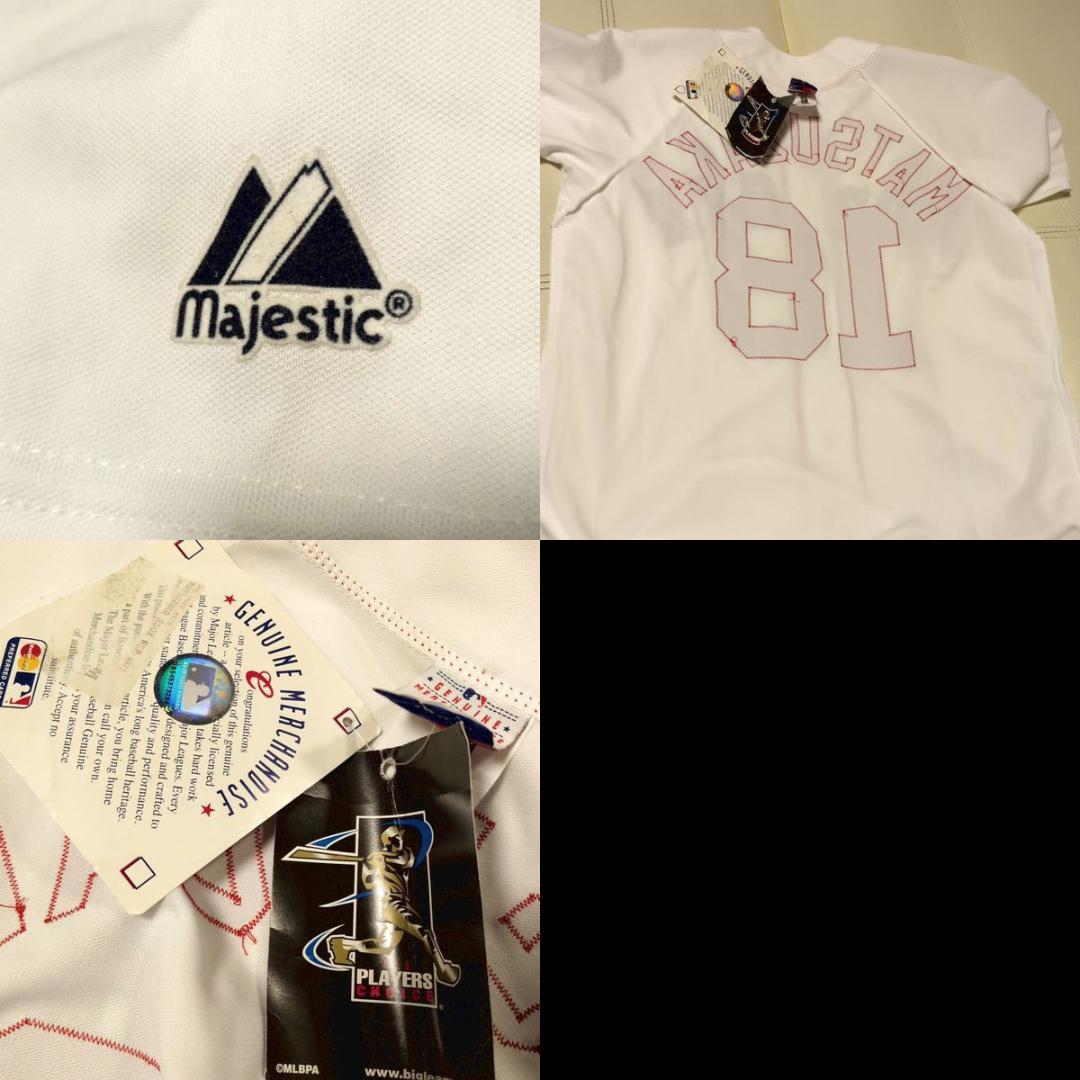 タグ付USA製 松坂大輔 レッドソックス マジェスティック レプリカユニフォーム