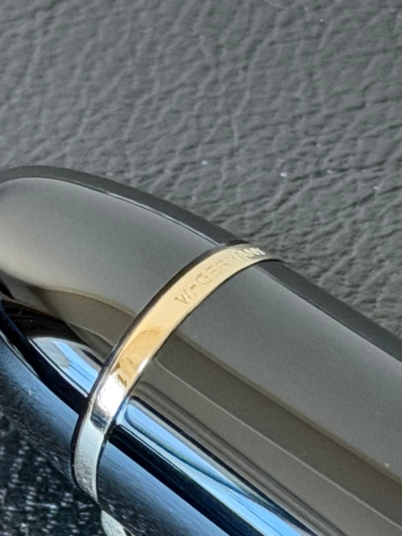 新品未使用　No. 149 西ドイツ製　2段エボナイトペン芯　バイカラー　万年筆