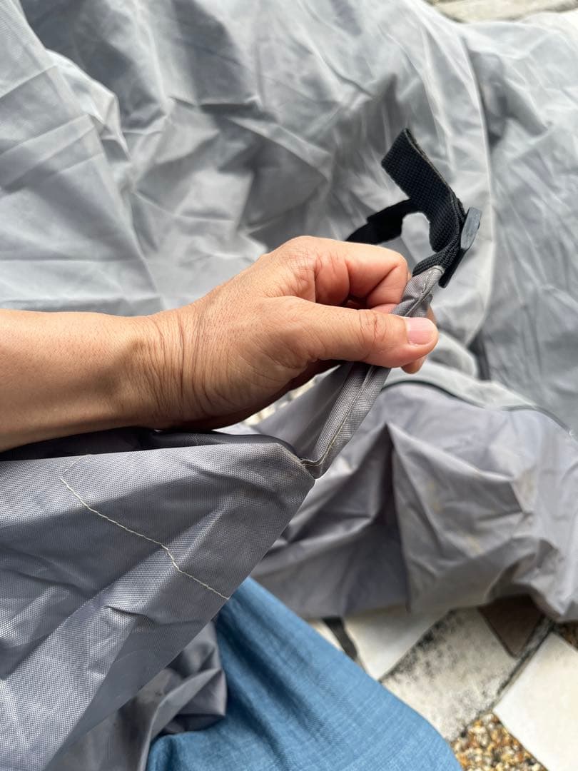 DOD ワンポールテント RX (L) カーキ　鉄？ペグ　アルミシートなどセット