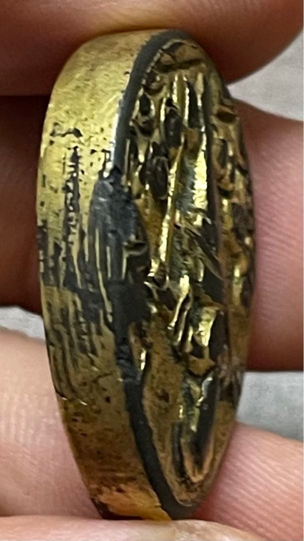 アンティーク　ゴールド　コーティング　ペンダントトップ ロザリービーツ 珍品