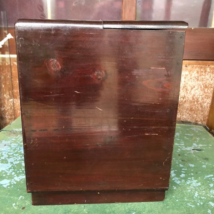 ■昭和レトロ■木製 裁縫箱 針箱 ② ◆ 当時物