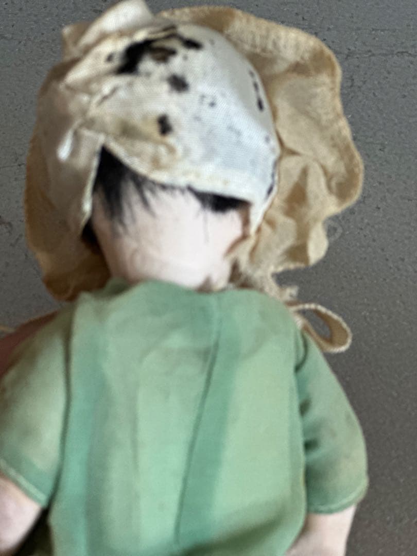 最終お値下げ❣️サクラビスク陶器製人形 フリル付きドレス