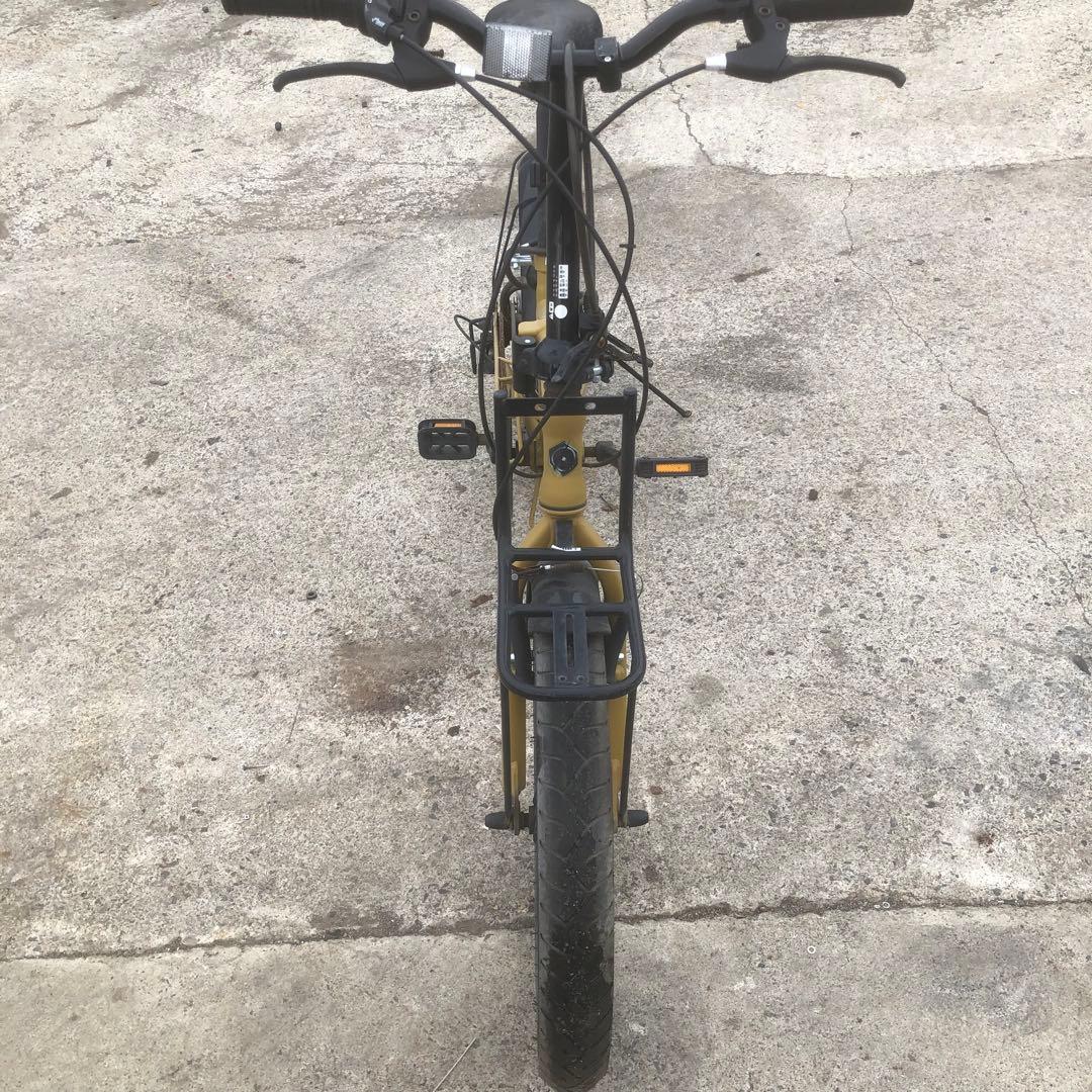 ville ヴィレ 極太タイヤ シマノ6速 りヤサス付き 折り畳み自転車