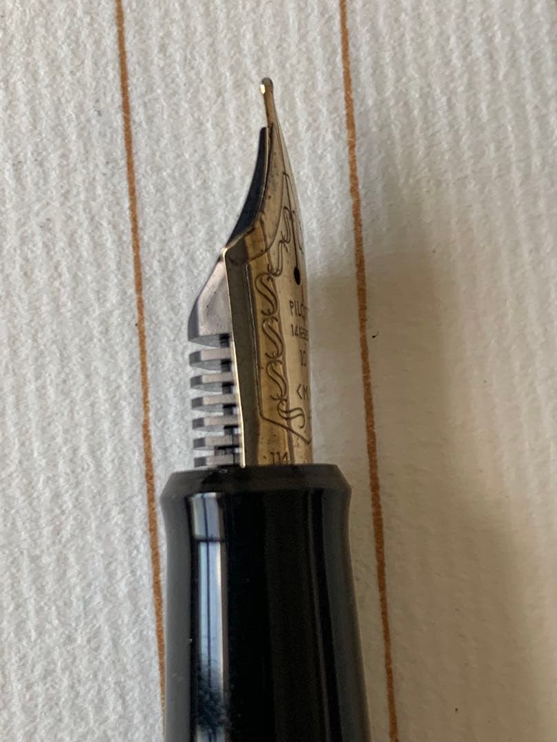 【希少】PILOT Art Craft 742 万年筆 木軸 14Kペン先