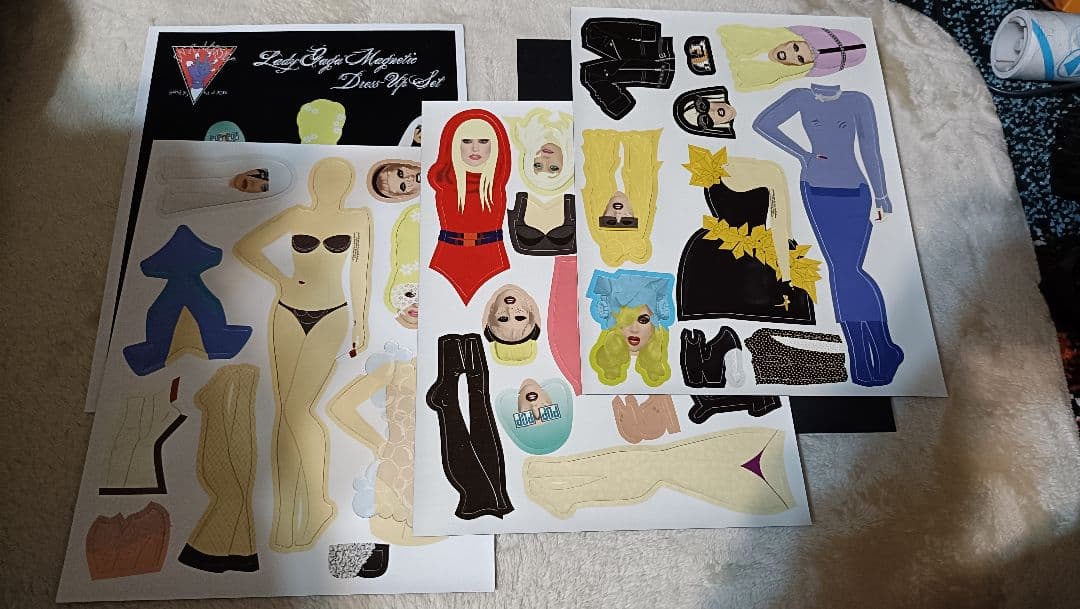激レア★レディガガ　バーニーズ・ニューヨーク　DRESS-UP SETステッカー