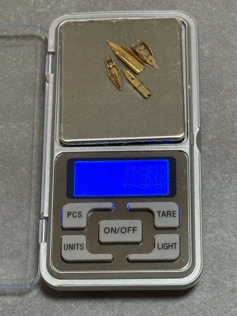 万年筆 ペン先14金14K X4 18K X1