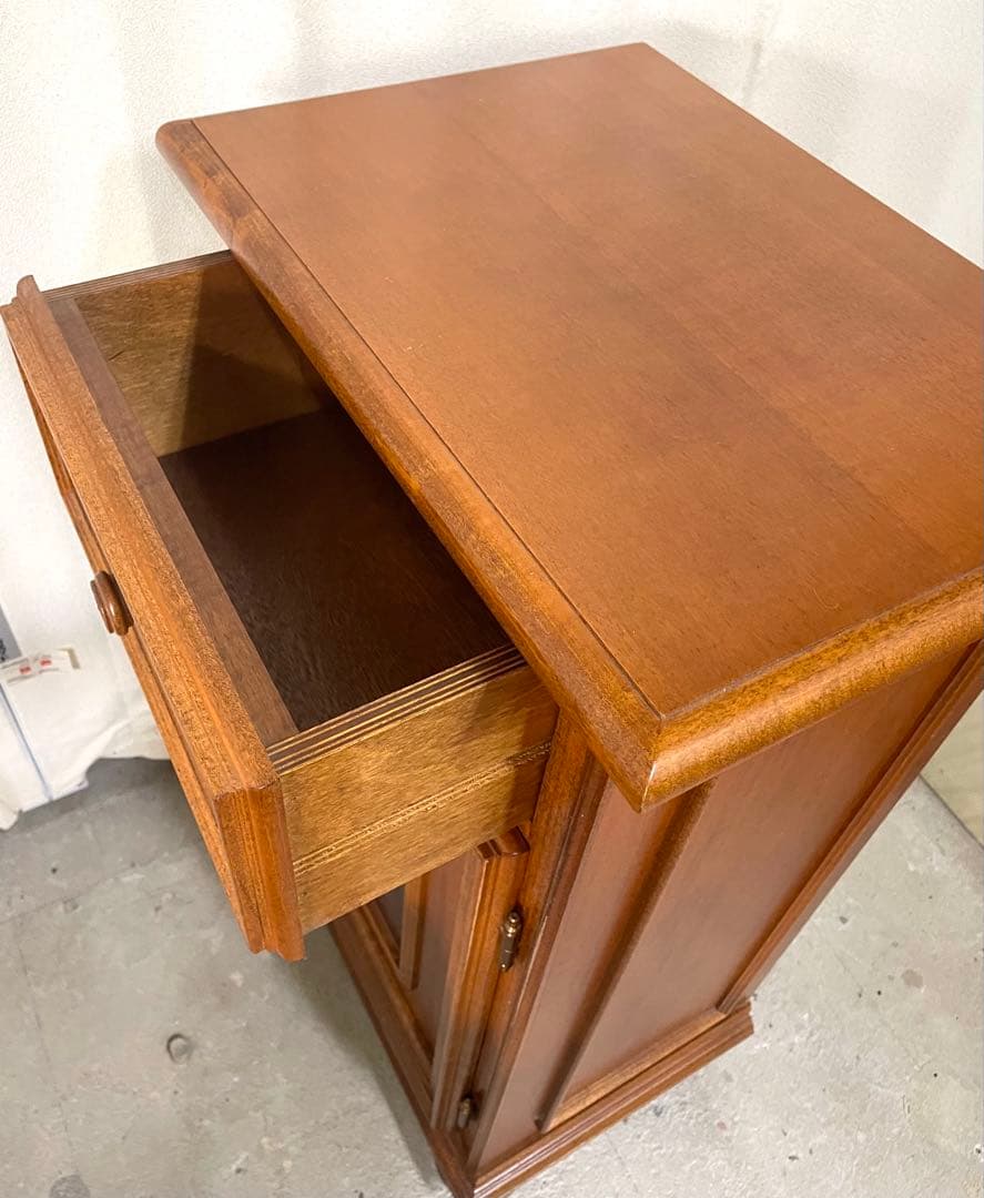 TELスタンド 電話台 クラシック調 片開き　引出し付 イタリア 美品