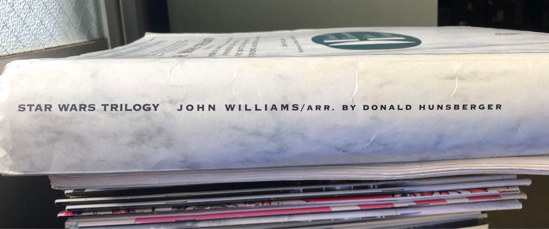 「スターウォーズ　トリロジー」楽譜　スコア&パート譜のフルセット