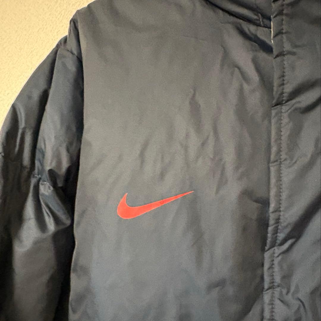 NIKE TOTAL 90 ナイキ ダウン ベンチコート ネイビー SIZE L