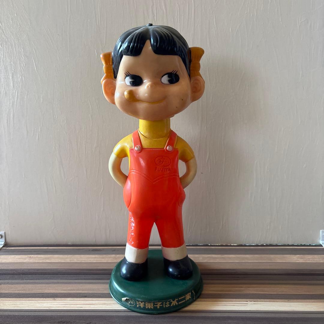 不二家　ペコちゃん　首振り人形　3体セット