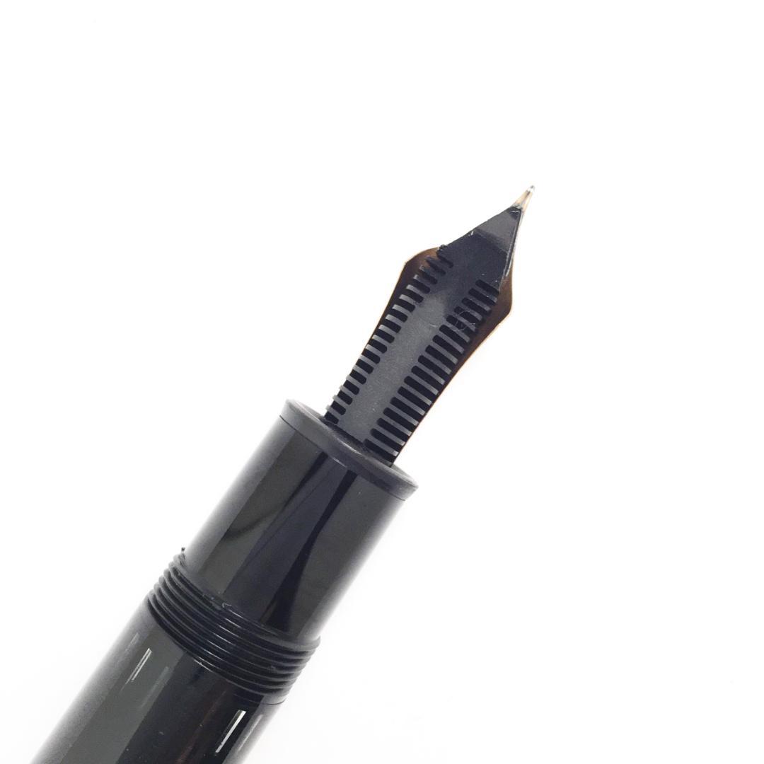 きれい 80年代 モンブラン 万年筆 149 14K 中白 エボナイト