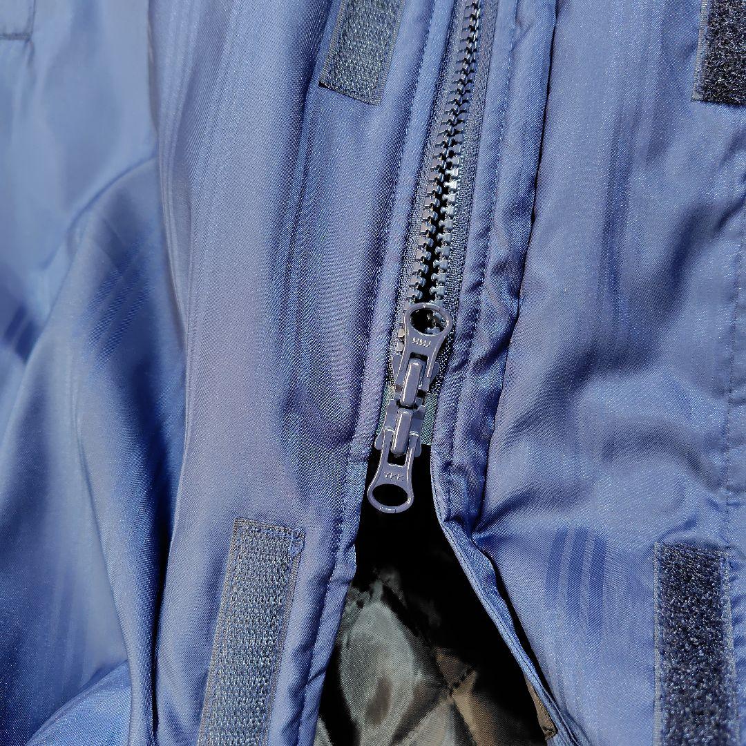 adidas フード付きベンチコート +10　ボア裏生地 紺　Lサイズ