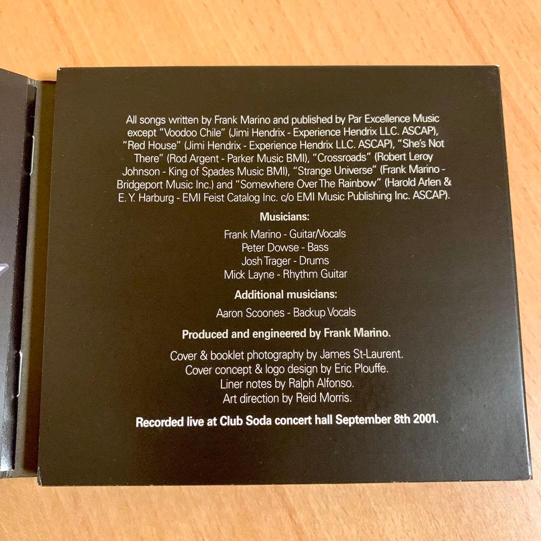 【美品】 Frank Marino & Mahogany Rush ／LIVE