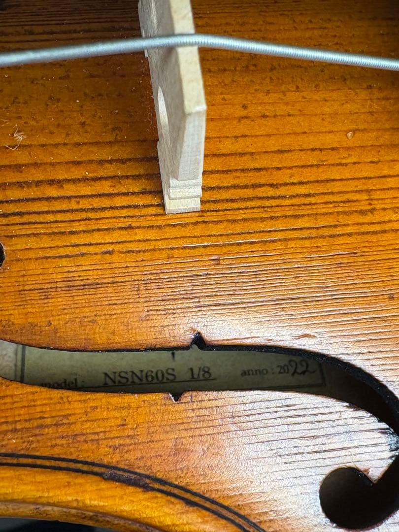 1/8 分数バイオリン Nicolo Santi NSN60S 2022年