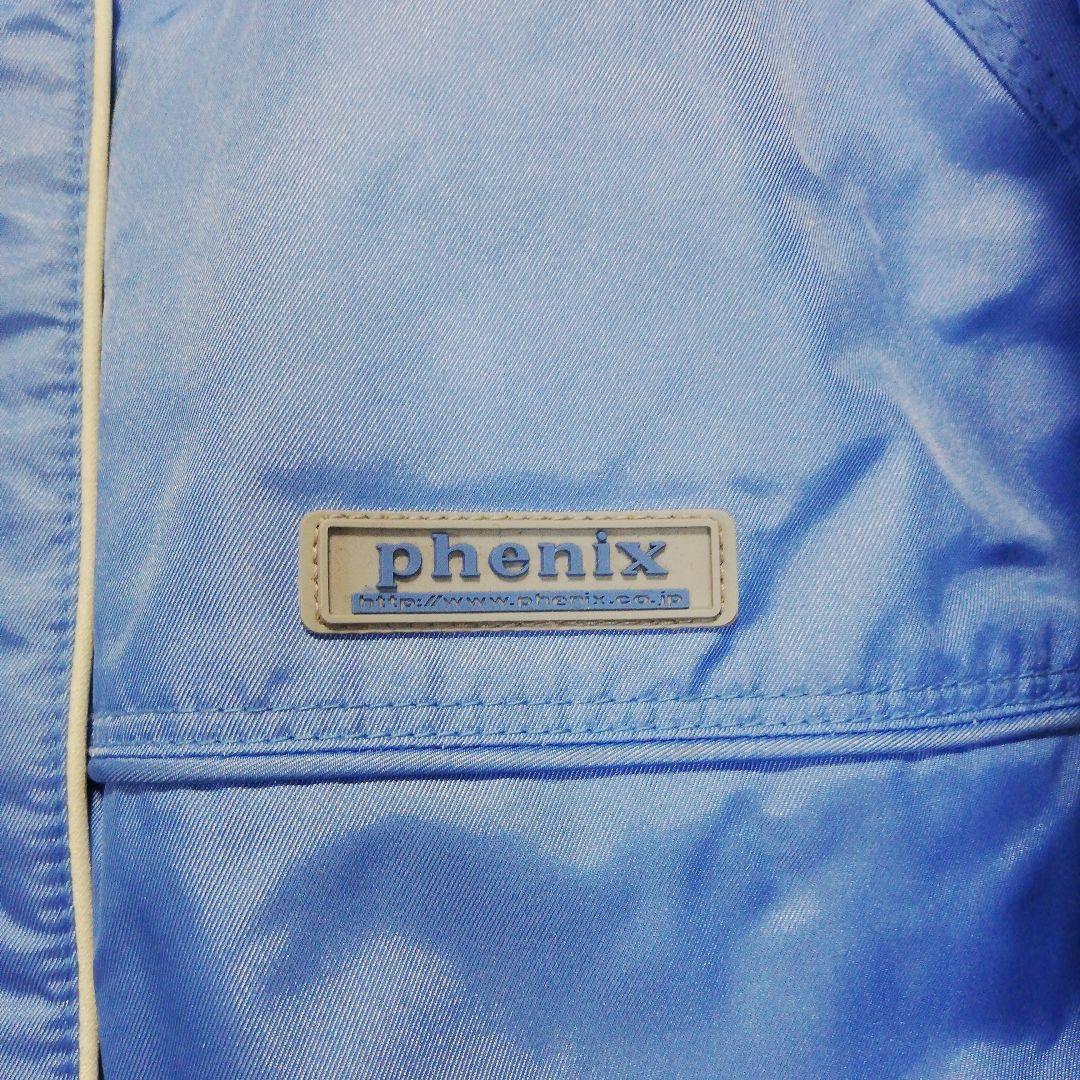 ミスフェニックス レディース スキーウェア ジャケット リフト券入れ L 水色