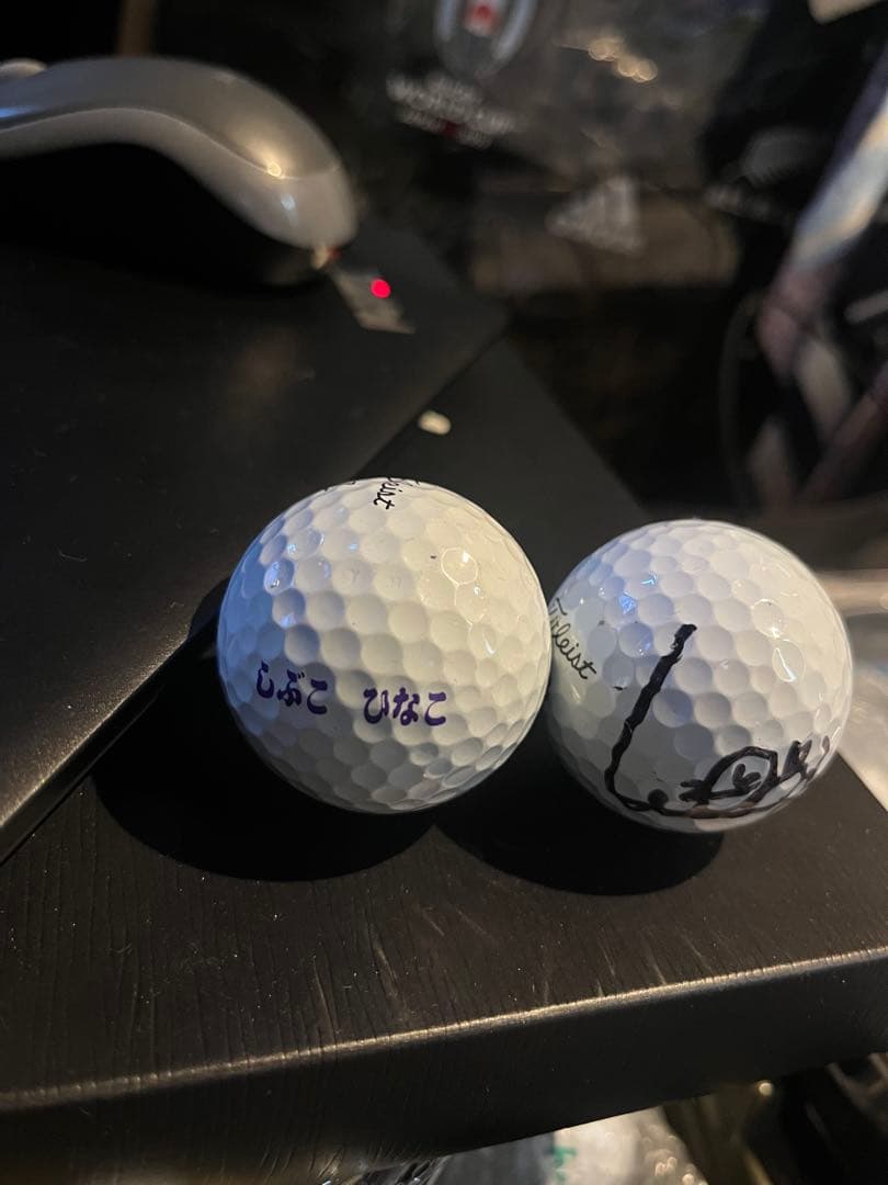 原英莉花選手　実使用球ネームボール　直筆サイン