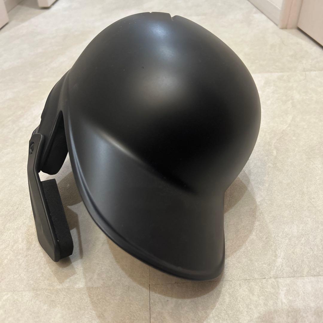 野球　大人軟式用ヘルメット　左打ち用　フェイスガード付