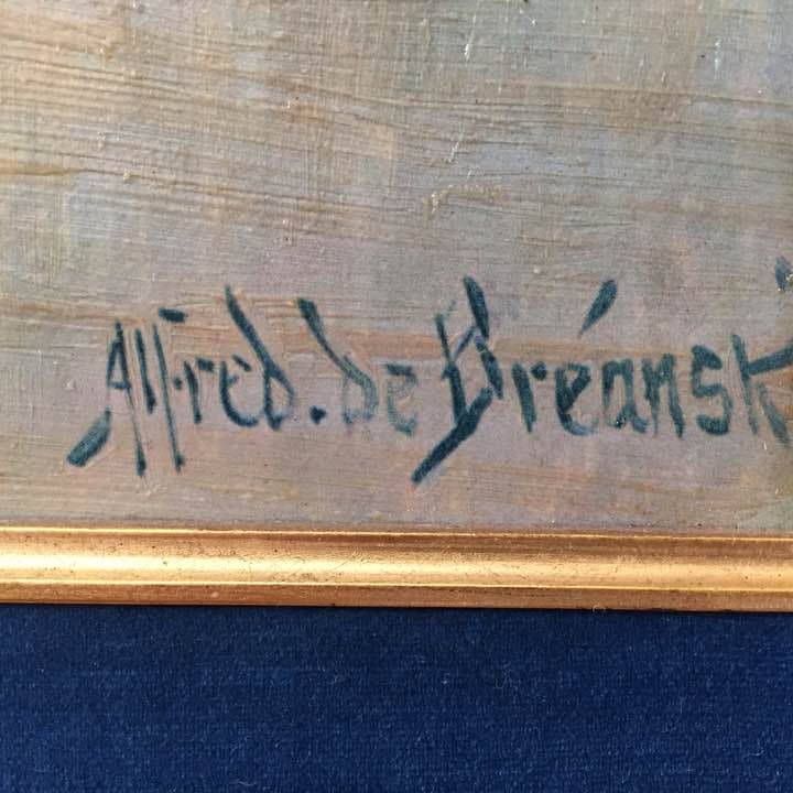 【油絵】アフルレッド•ブリアンスキー