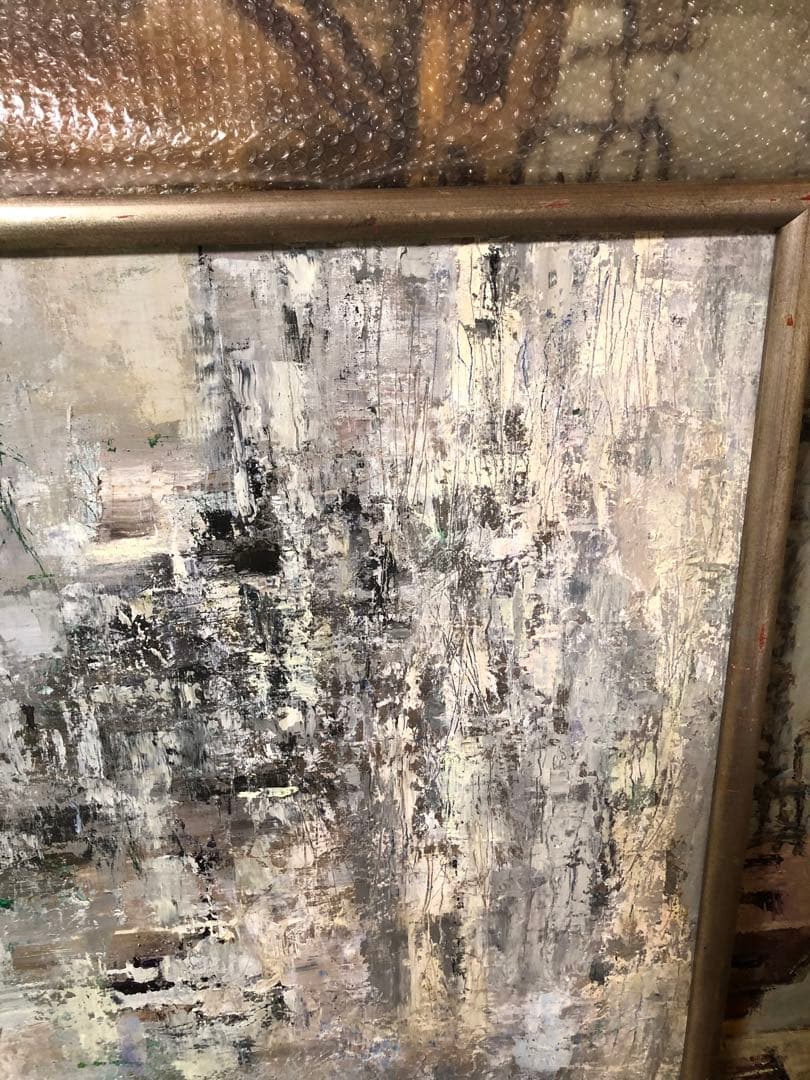 予約品　油絵（抽象画）