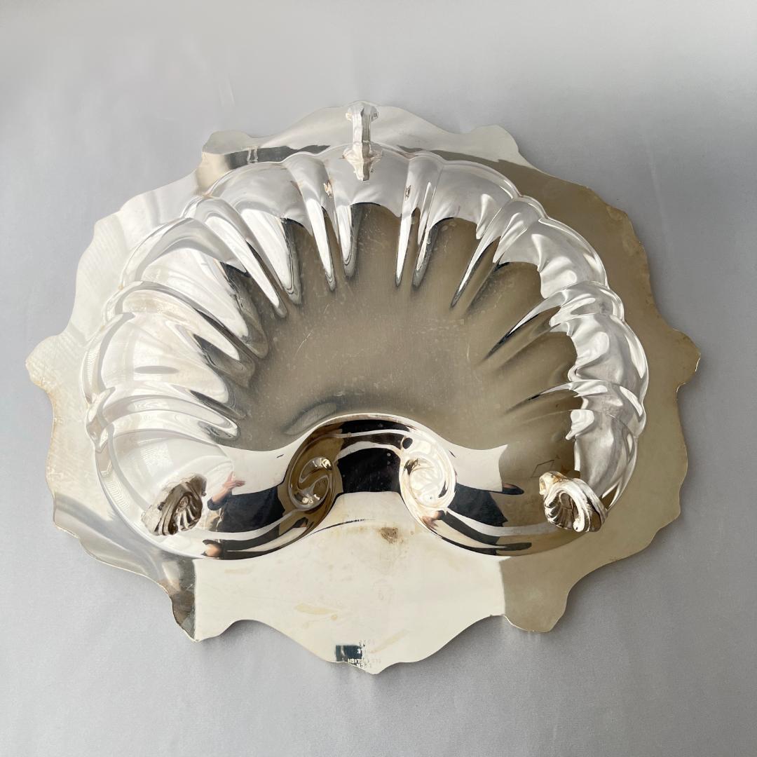 【POOLE】シェル型センターピース 40cm ビーナスの誕生 ダイナミック！！