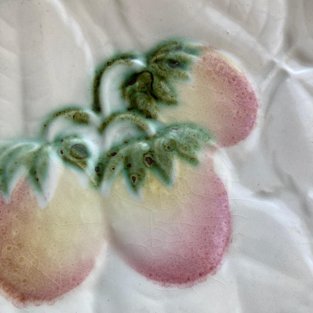 ⭐️フランスアンティーク サルグミンヌ バルボティーヌ 大皿 30cm