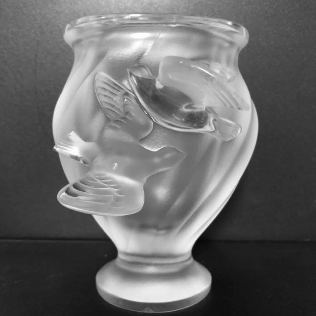 ⭐︎ご成約済み　希少【ロジーヌ】　ルネ・ラリック Lalique 花瓶　レア　美品