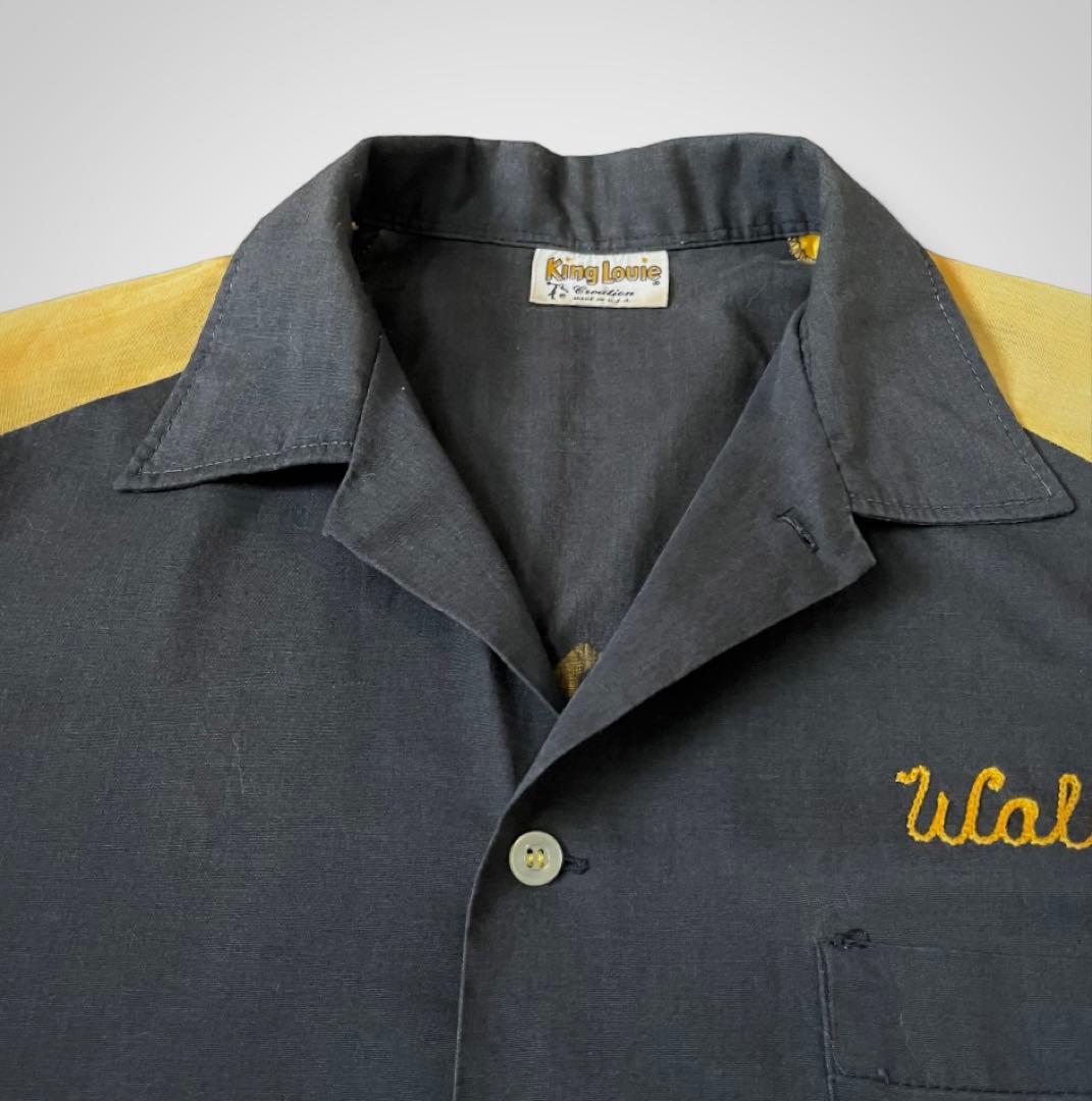 King Louie★ボーリングシャツ★USA製★刺繍入り