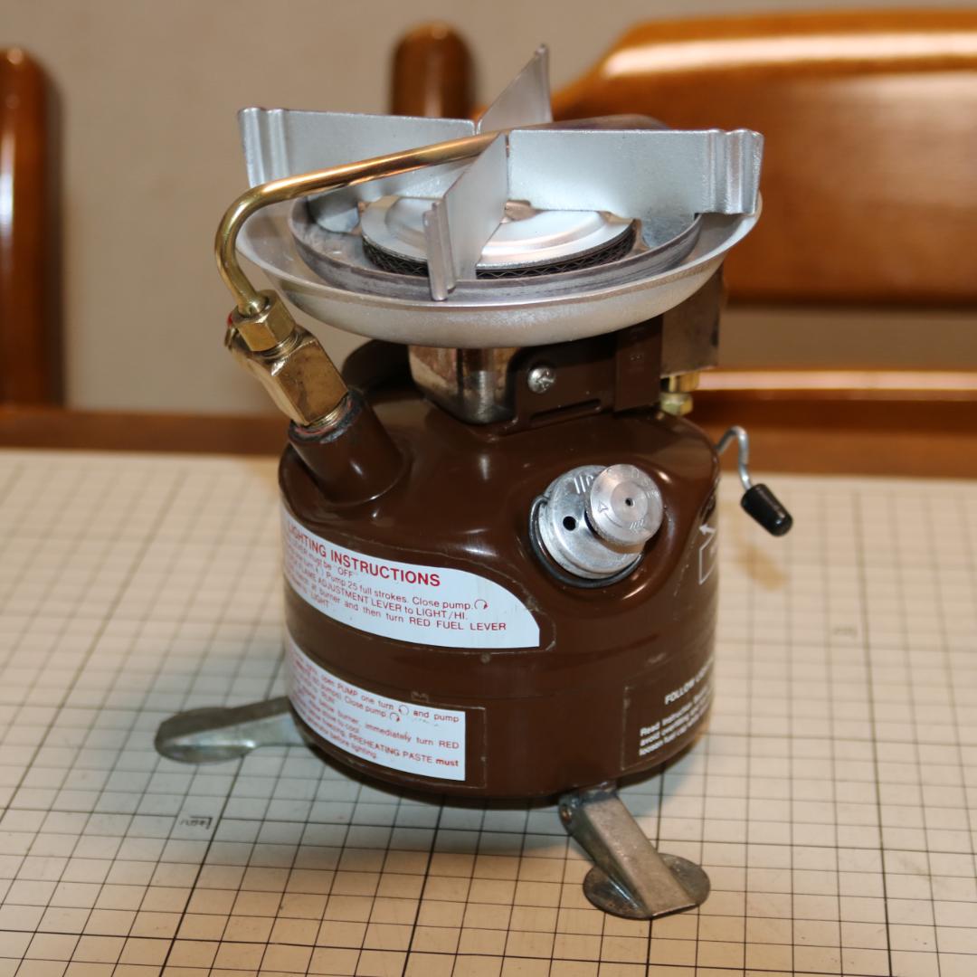 美品　希少　ヴィンテージ　コールマン 400 茶ピーク１　No.42