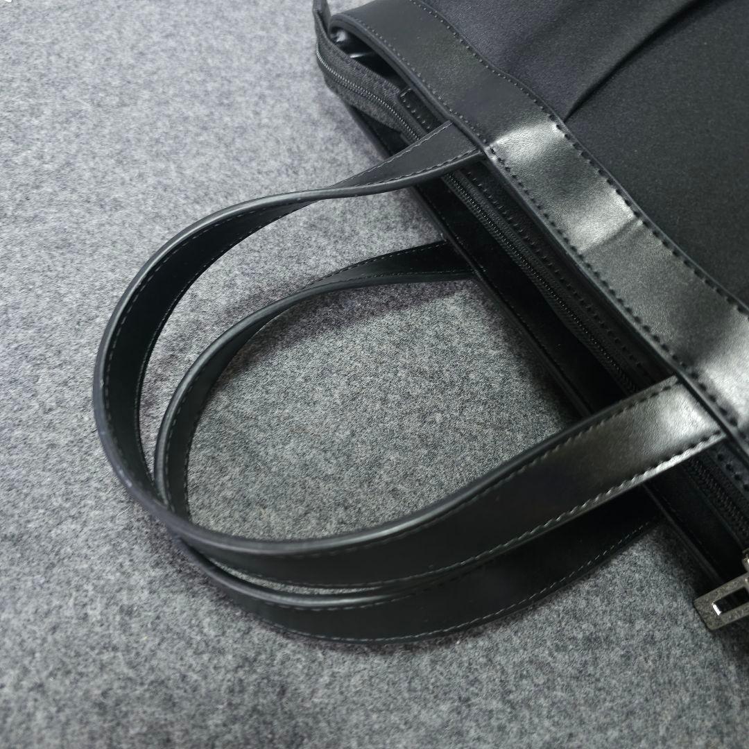 【ランバンスポール】人気刻印ロゴ×段切りかえフリルデザイン ゴルフカートバッグ黒