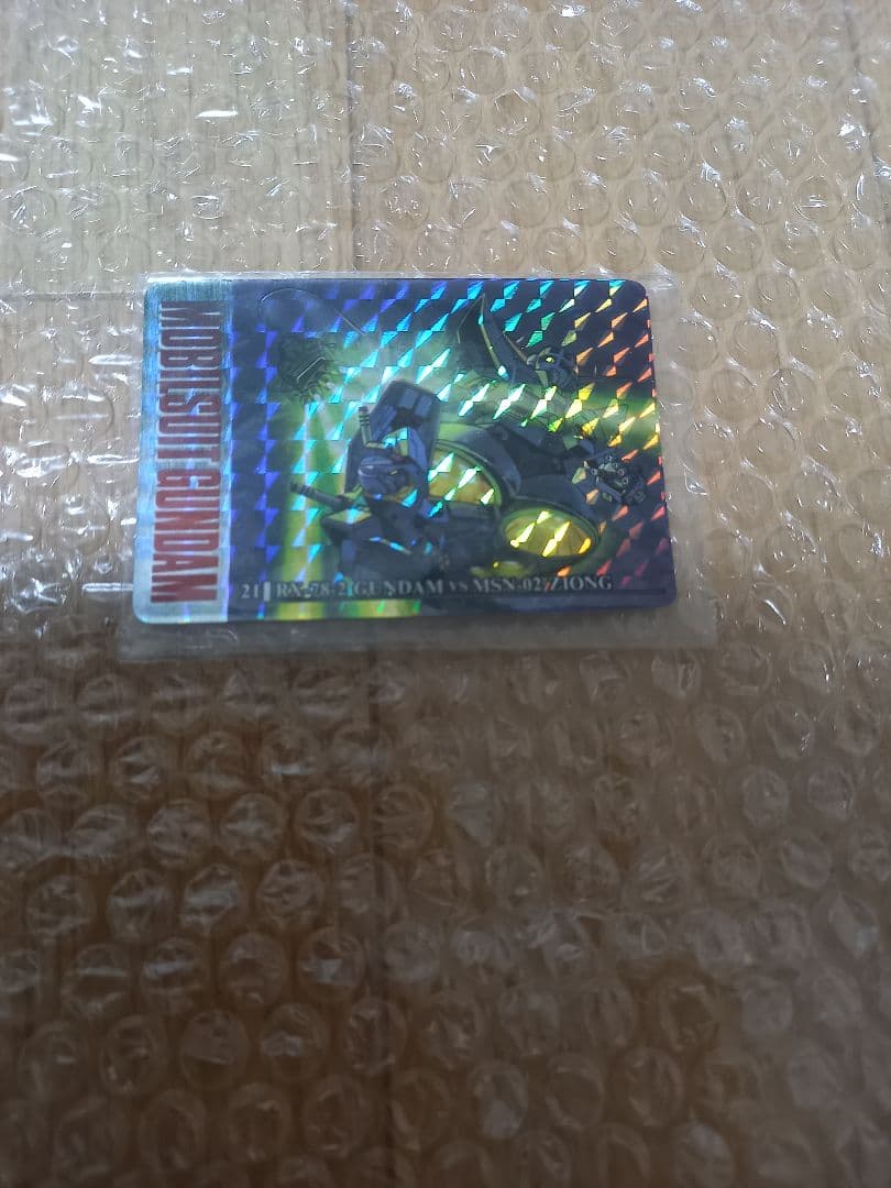 【激レア】機動戦士ガンダム　バンプレカード　名シーンキラカード2枚セット　当時品