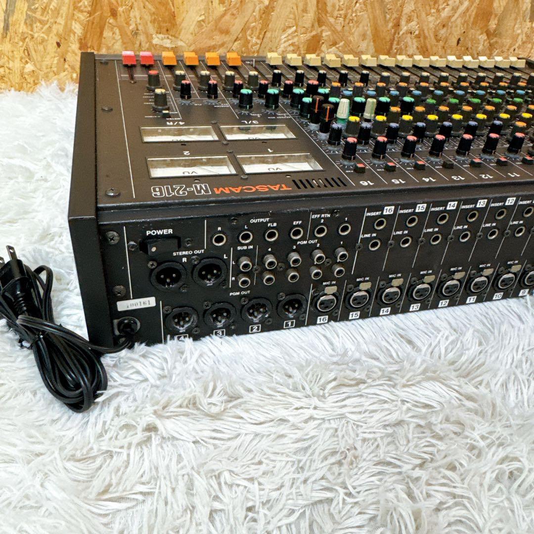 TASCAM M-216 アナログミキサー 16ch ビンテージ タスカム