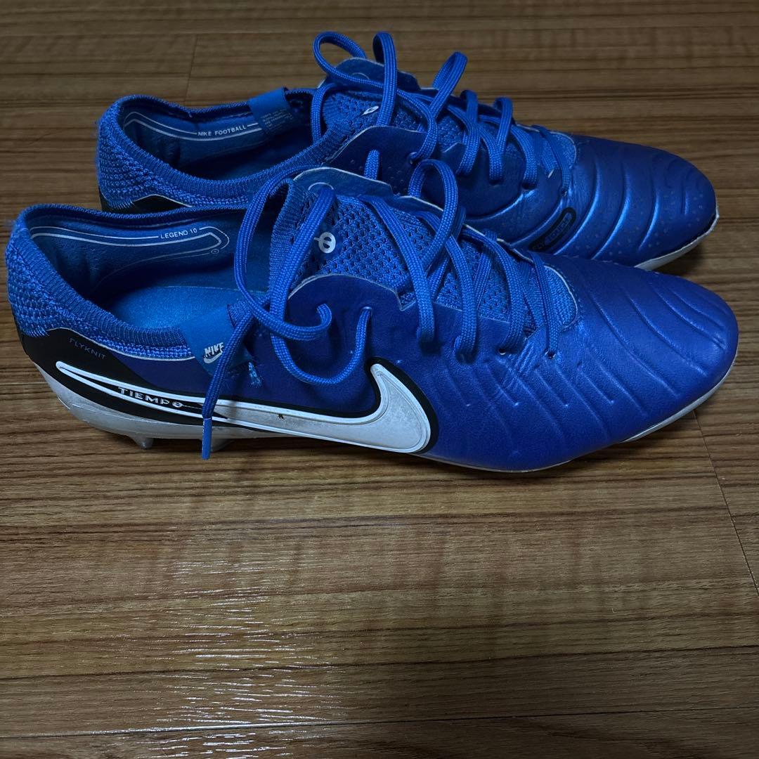 ティエンポ レジェンド 10 エリート FG シグナルブルー×ホワイト