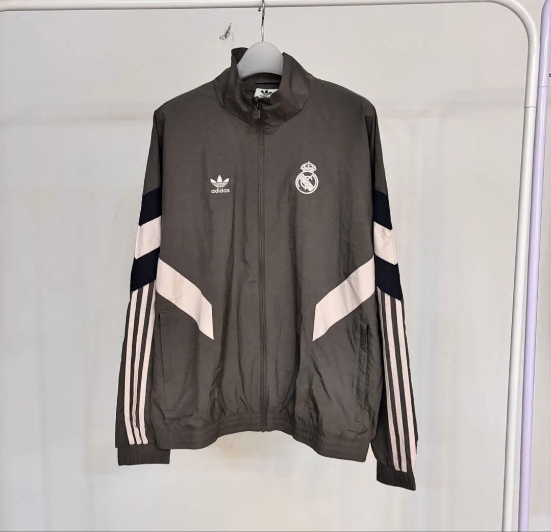 【adidas】レアルマドリード＊アンセムジャケット＊ L