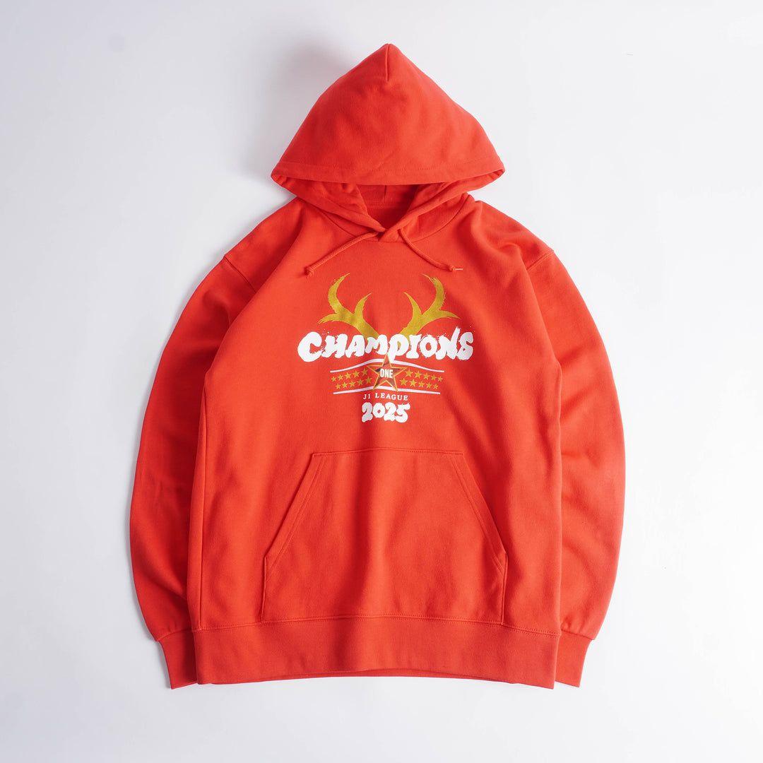 鹿島アントラーズ優勝記念グッズ　25Ｊ１リーグ優勝記念フーディー(RED)