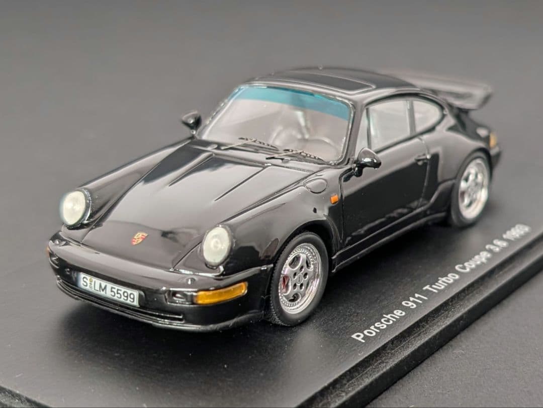 スパーク 1/43 ポルシェ 911 ターボ クーペ 3.6 1993 ブラック
